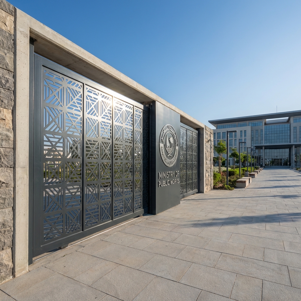 Aluminium Gates Project Complete